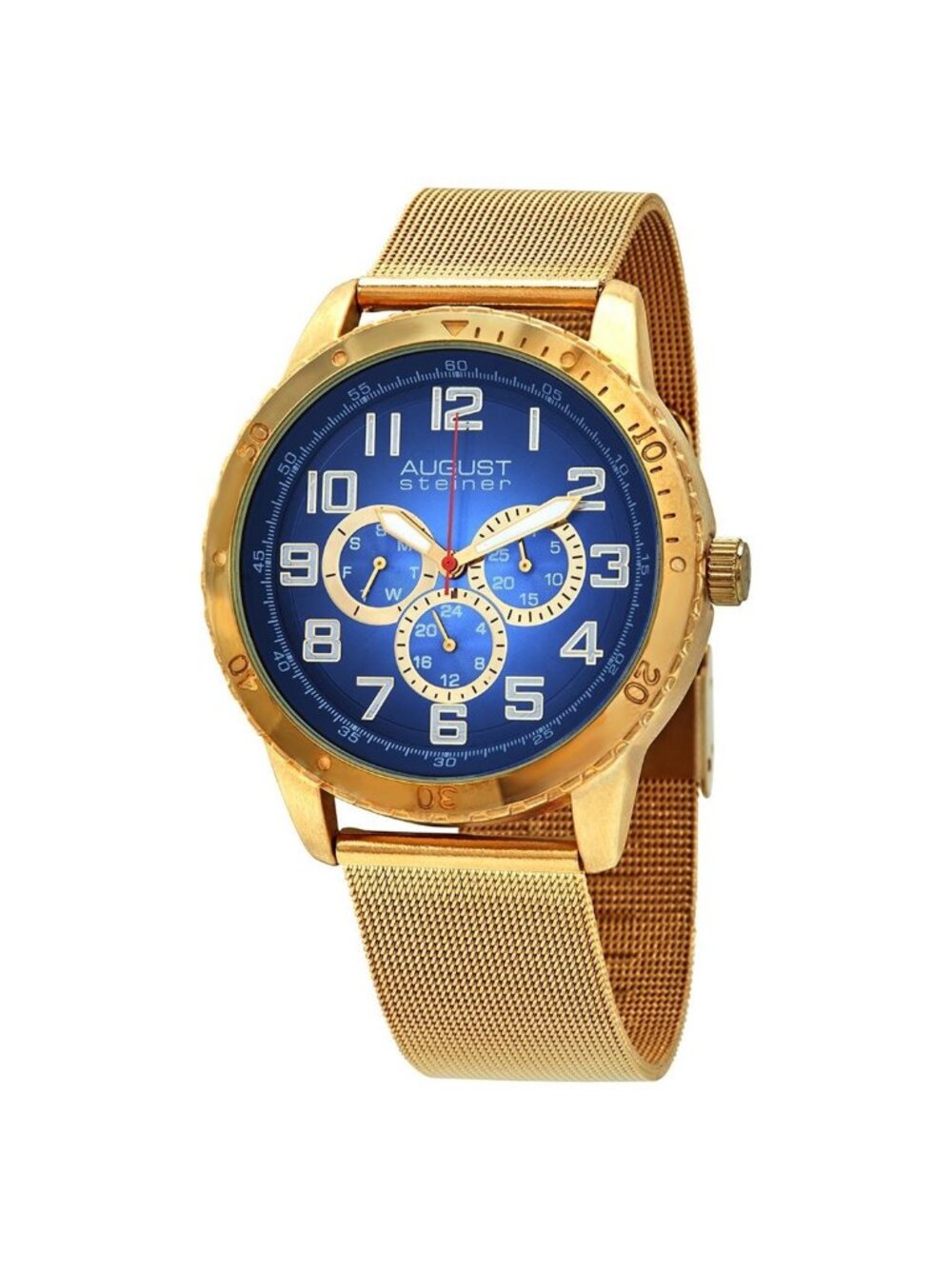NWT August Steiner Blue Dial Men's Watch
